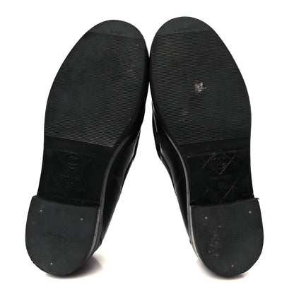 Chanel Lambskin Quilted CC Turnlock Loafers 37 Black 6 of 11