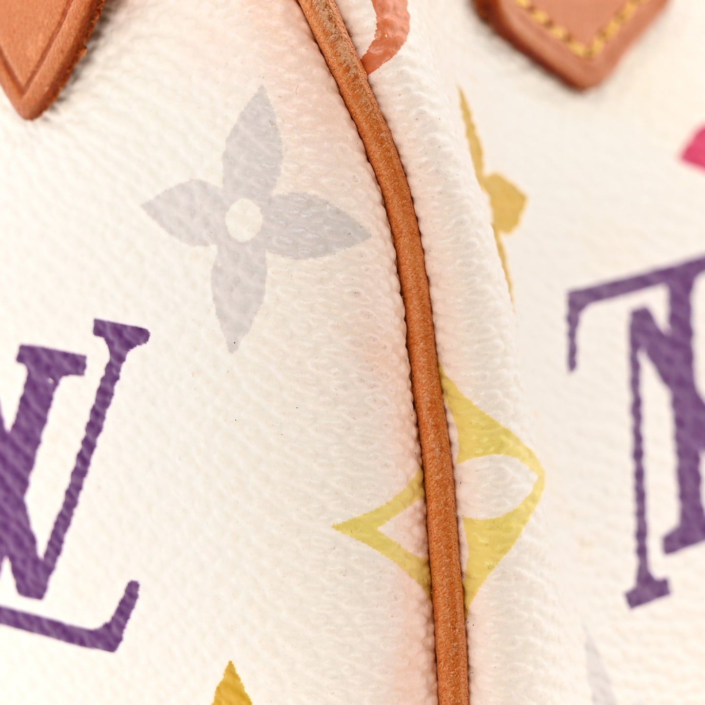 Monogram Multicolor Mini Sac HL Speedy White
