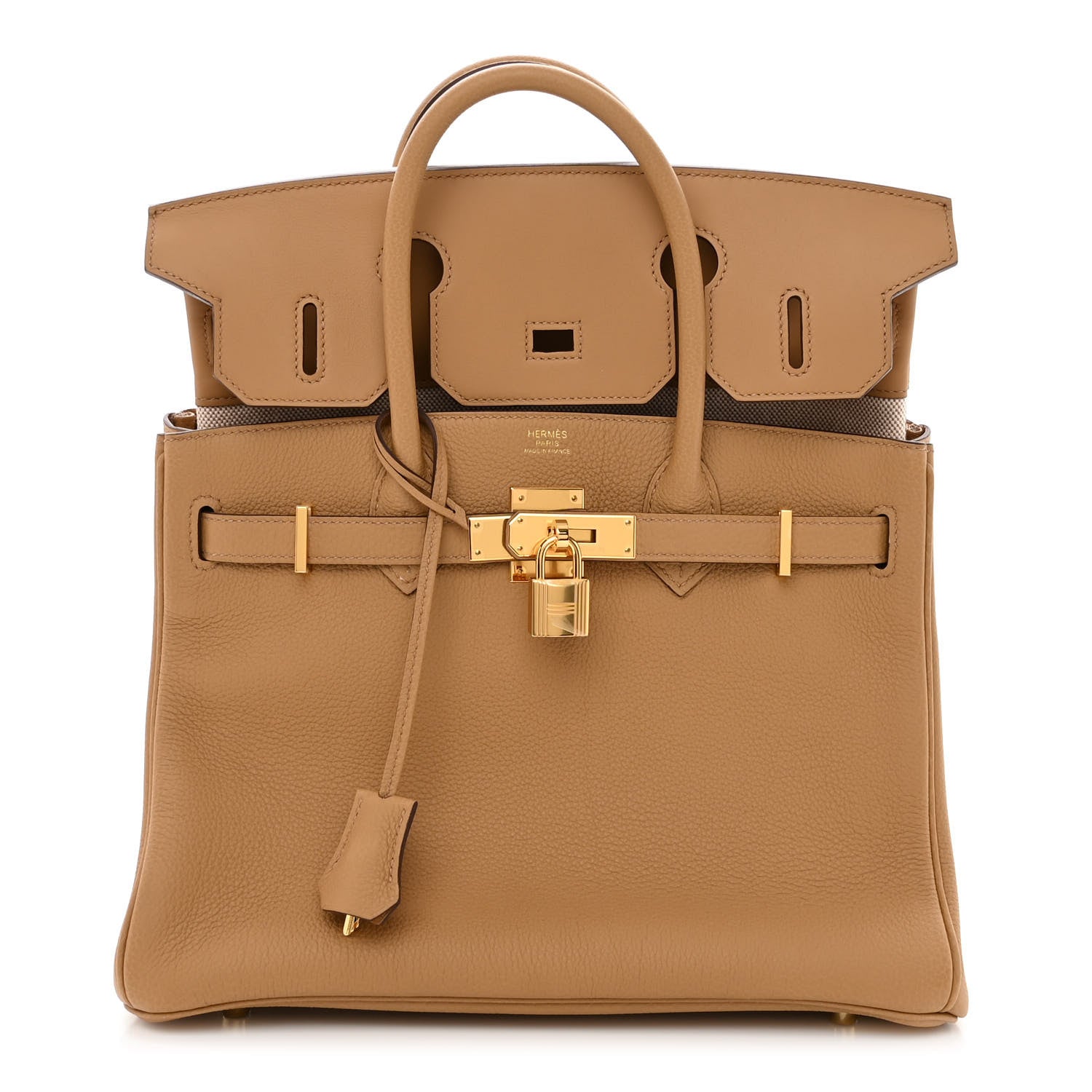 Hermes Togo Swift Canvas 3 in 1 Birkin 30 Biscuit 3 of 12