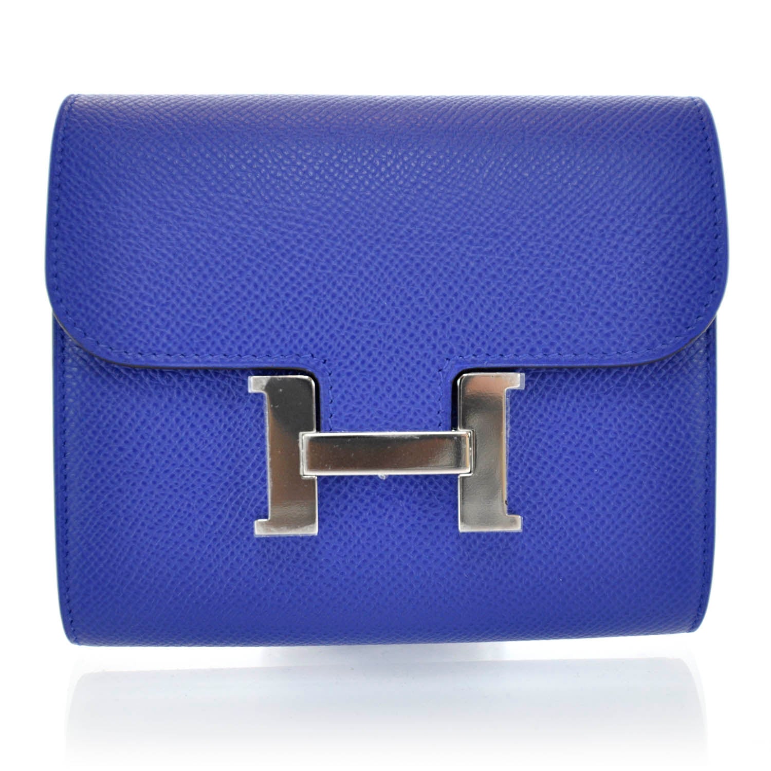 Hermes Epsom Constance Wallet Bleu Electrique 1 of 7