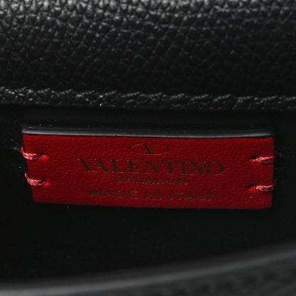 Valentino Garavani Grainy Calfskin Mini VLogo Belt Bag  85 34 Black 5 of 9
