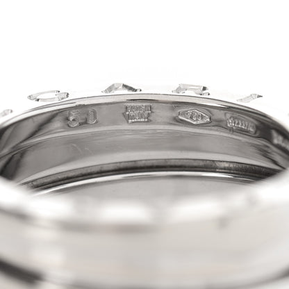 Bulgari 18K White Gold B.Zero1 Three-Band Ring 50 5.25 5 of 7
