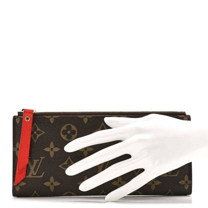 Louis Vuitton Monogram Adele Wallet Coquelicot 2 of 14