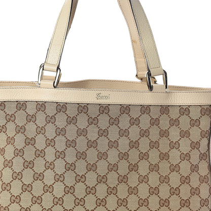 Gucci Monogram Medium Abbey Tote White 8 of 12