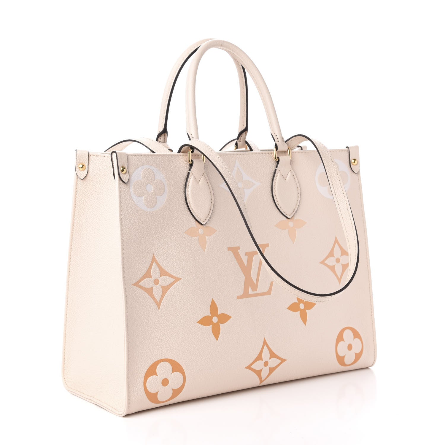 Louis Vuitton Empreinte Monogram Giant By The Pool Onthego MM Cream Saffron 4 of 11
