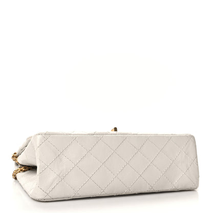 Chanel Aged Calfskin Quilted 2.55 Reissue 225 Flap White 4 of 10
