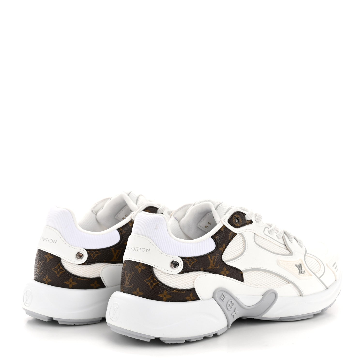 Louis Vuitton Mesh Monogram LV Olympia Sneakers 36 White 5 of 9