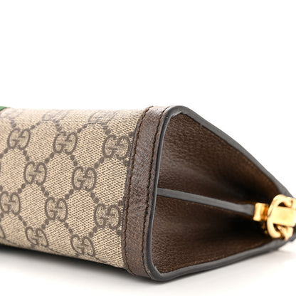 Gucci GG Supreme Monogram Web Small Ophidia Chain Shoulder Bag Brown 10 of 13