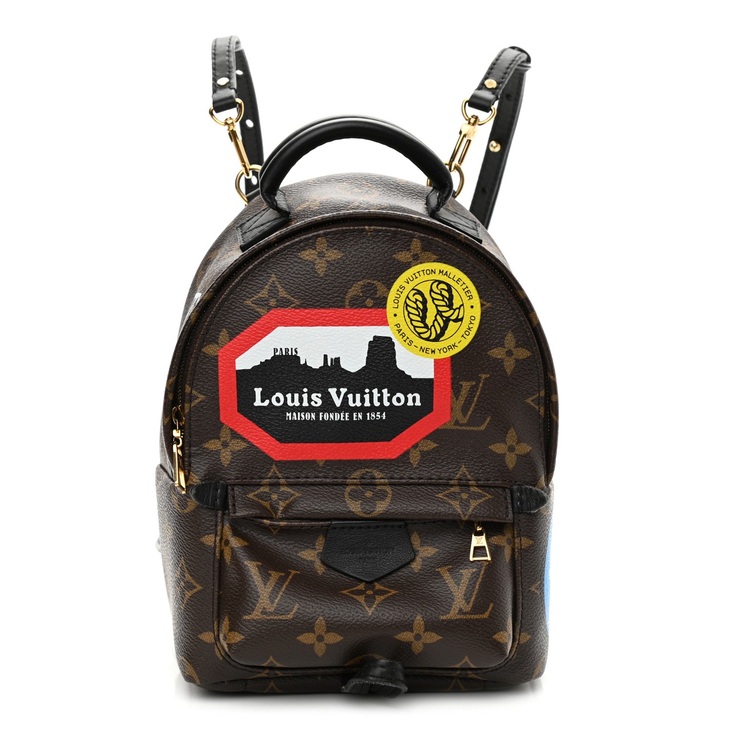 Louis Vuitton Monogram World Tour Palm Springs Backpack Mini 1 of 15