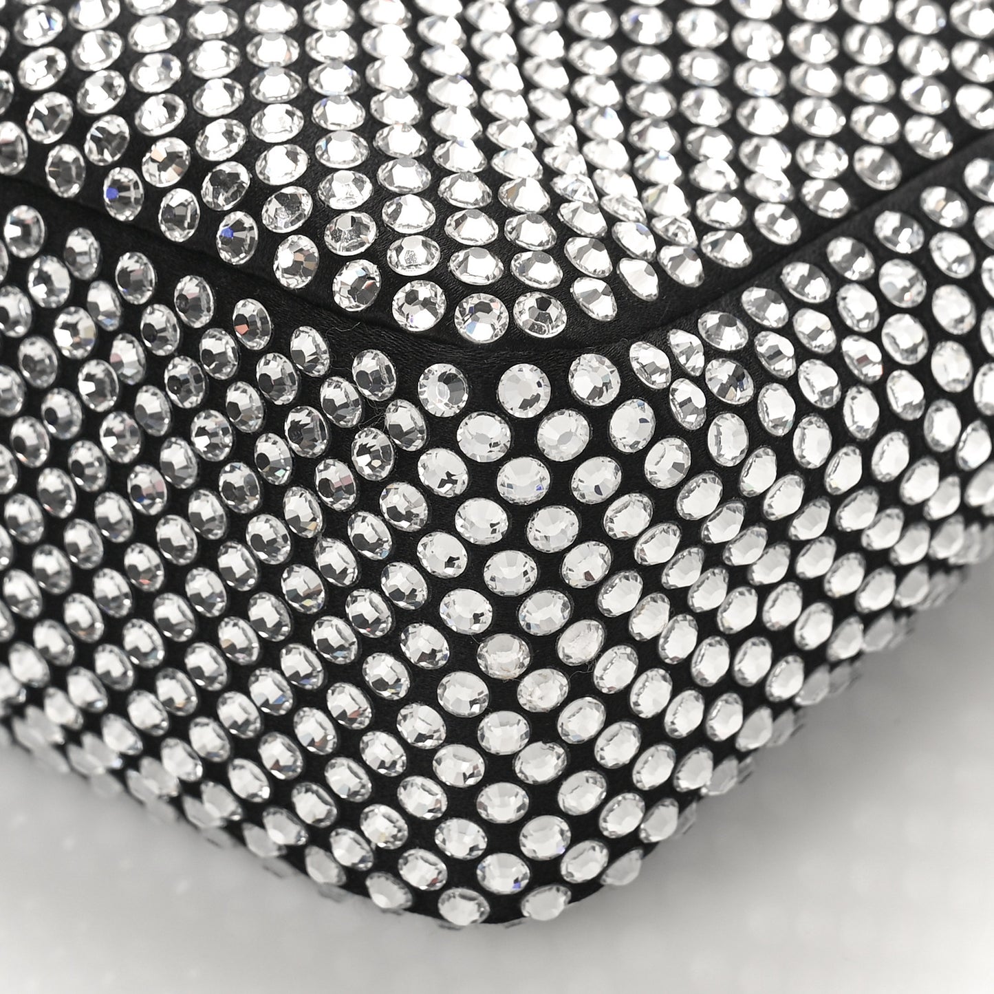 Satin Crystal Mini Re-Edition 2000 Bag Cristal