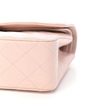 Chanel Caviar Quilted Medium Double Flap Light Pink 9 of 11