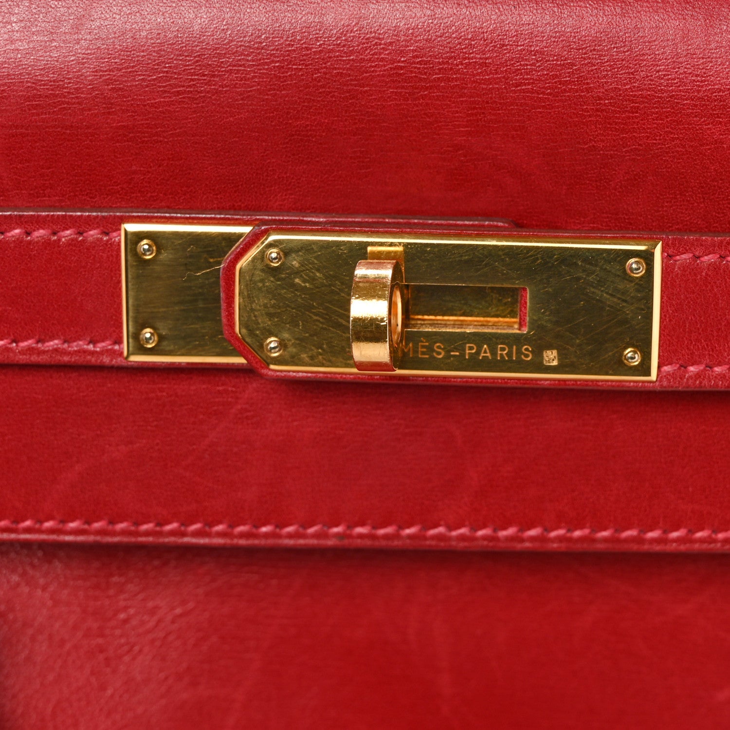 Hermes Box Kelly Retourne 32 Rouge Casaque 13 of 16