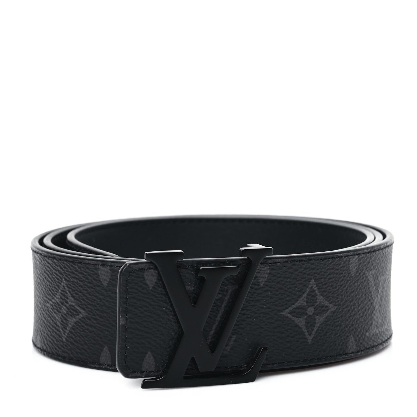 Monogram Eclipse Taigarama 40mm LV Initiales Reversible Belt 100 40 Black