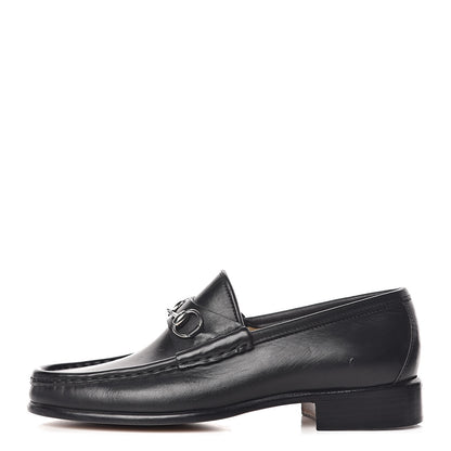 Gucci Calfskin Womens 1953 Horsebit Loafers 6 Black 1 of 11