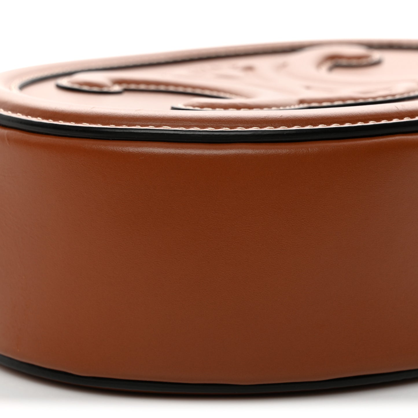 Smooth Calfskin Cuir Triomphe Oval Bag Tan