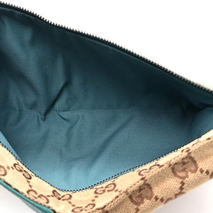 Gucci GG Monogram Web Double Pocket Belt Bag Turquoise 5 of 10