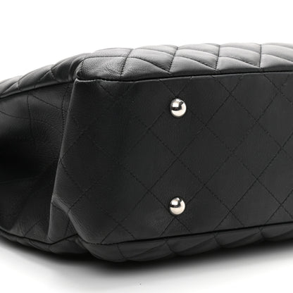Chanel Calfskin Quilted Large Classic Shopping Tote Black 9 of 11