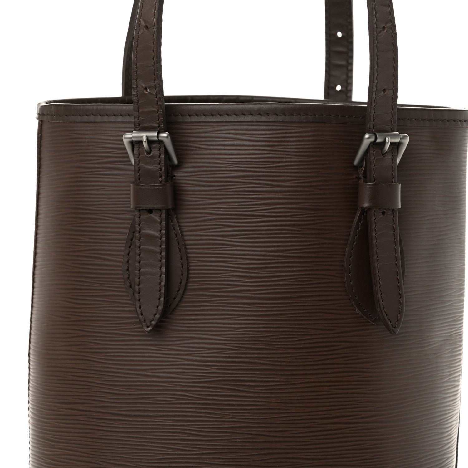 Louis Vuitton Epi Petit Bucket 23 Moka 8 of 11
