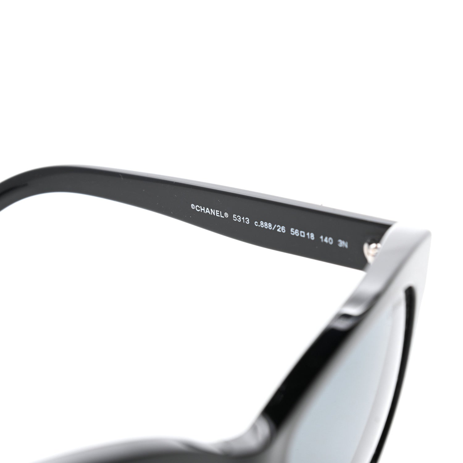 Chanel CC Butterfly Signature Sunglasses 5313 Black 5 of 8