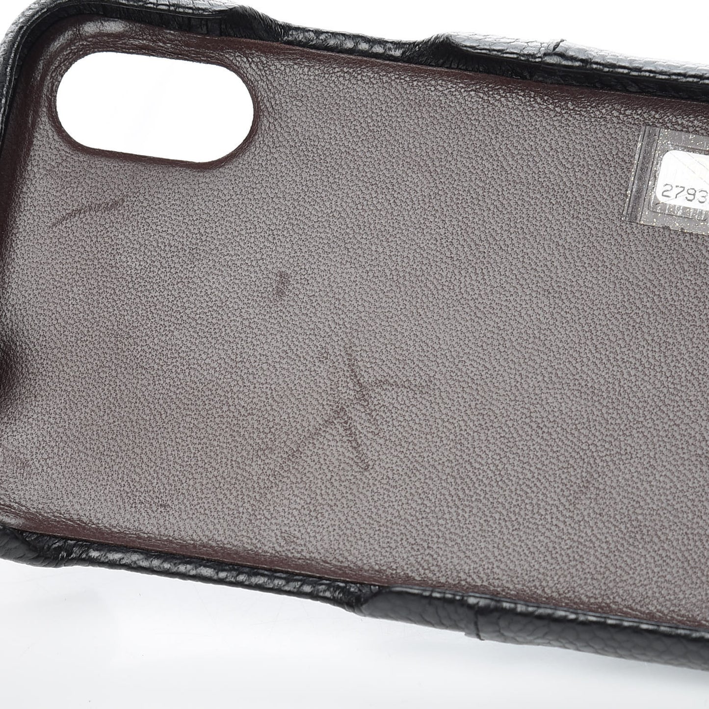 Caviar Quilted iPhone X Coco Tech Case Black
