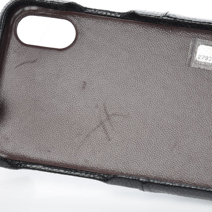 Chanel Caviar Quilted iPhone X Coco Tech Case Black 8 of 8