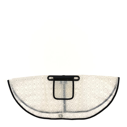 Chanel PVC Calfskin Coco Bag Raincoat White Black 2 of 5