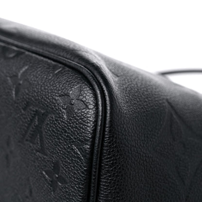 Louis Vuitton Empreinte Monogram Giant Neverfull MM Black 10 of 13
