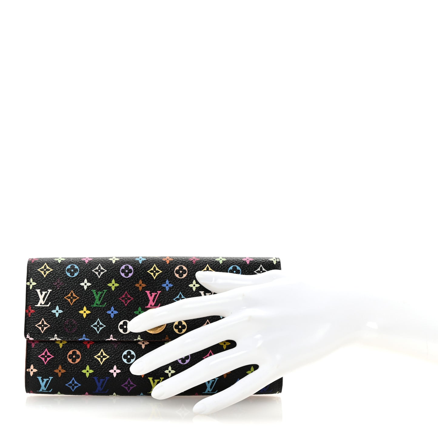 Monogram Multicolor Sarah Wallet Black Grenade