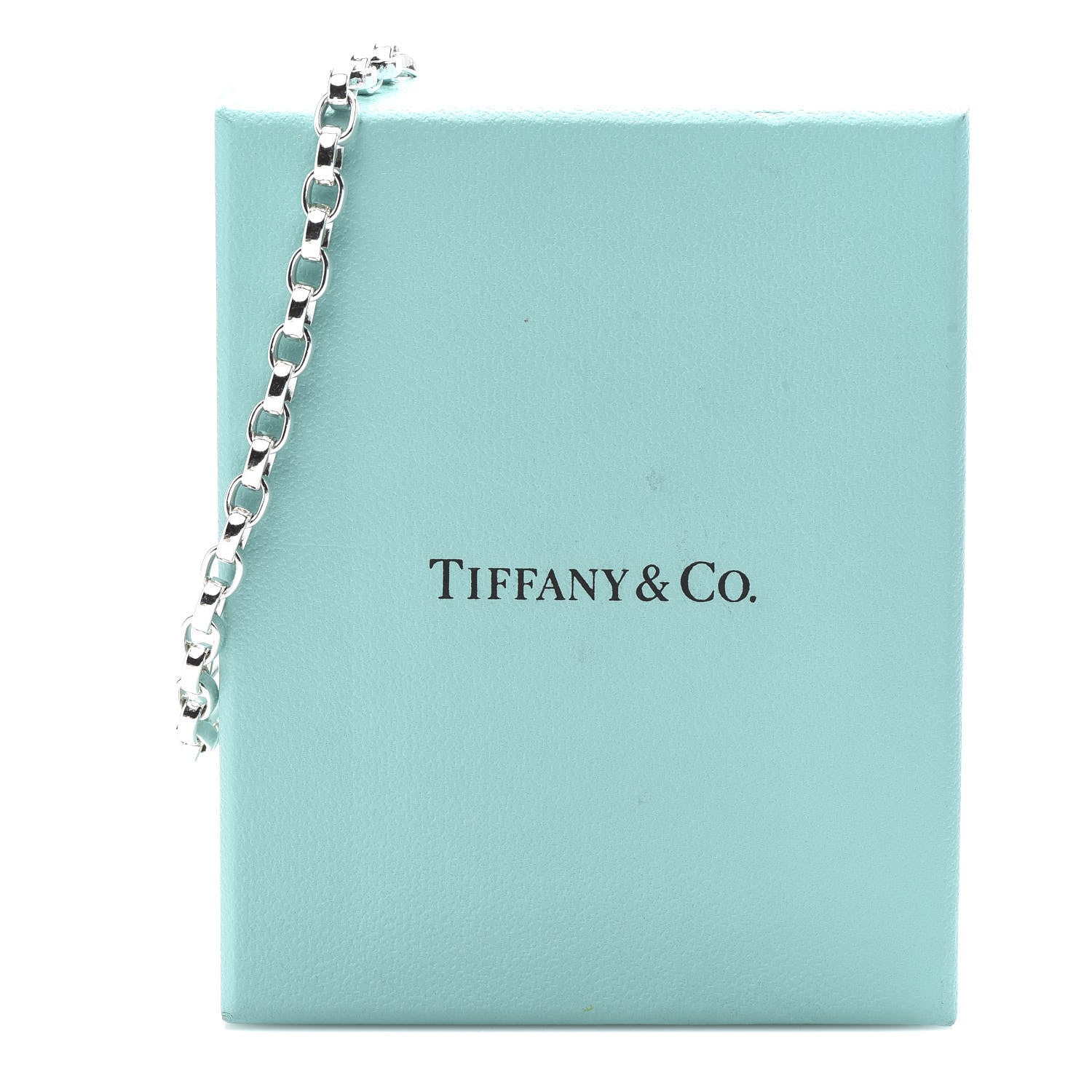Tiffany Sterling Silver Round Chain Link Bracelet 8 of 8