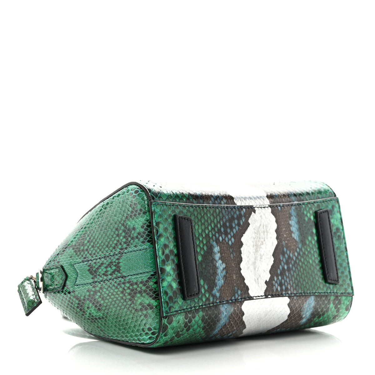 Snakeskin Mini Antigona Green Multicolor