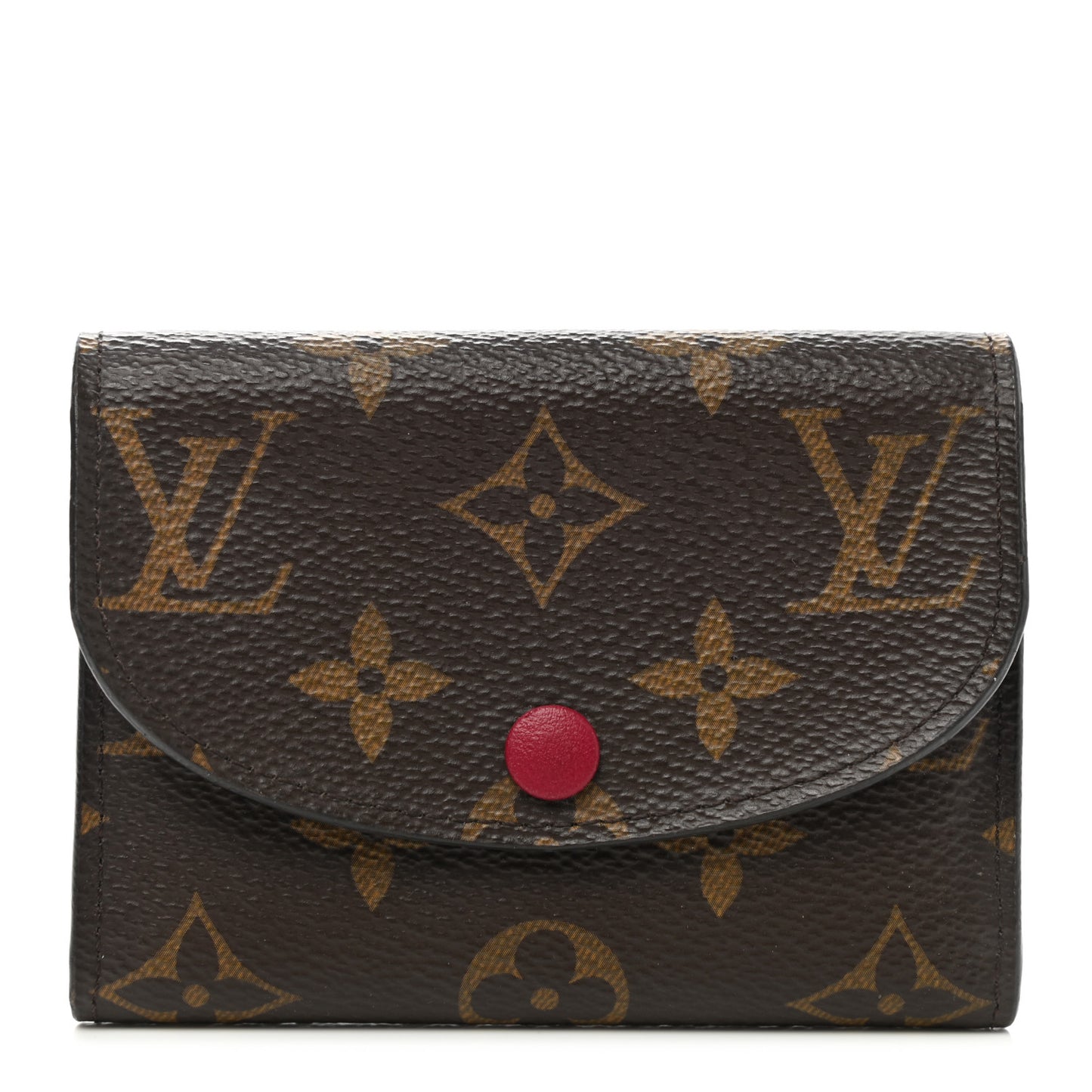 Monogram Rosalie Coin Purse Fuchsia