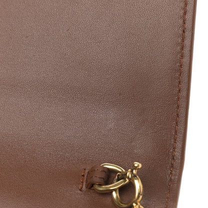 Saint Laurent Smooth Calfskin Classic Monogram Kate Tassel Chain Wallet Brown 10 of 13