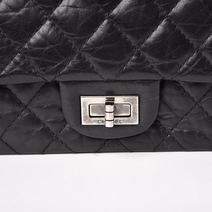 Chanel Aged Calfskin Quilted 2.55 Reissue 225 Flap Black 9 of 11