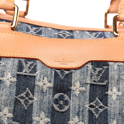Louis Vuitton Denim Raye Cabas GM 11 of 12