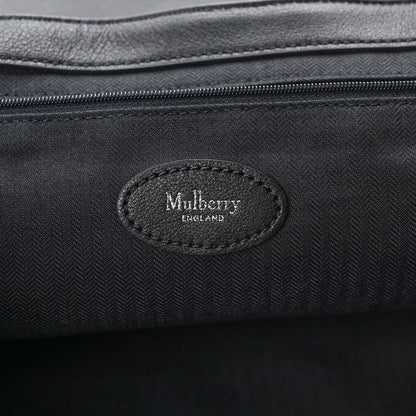 Mulberry Polished Buffalo Check Printed Medium Alexa Black White 6 of 8