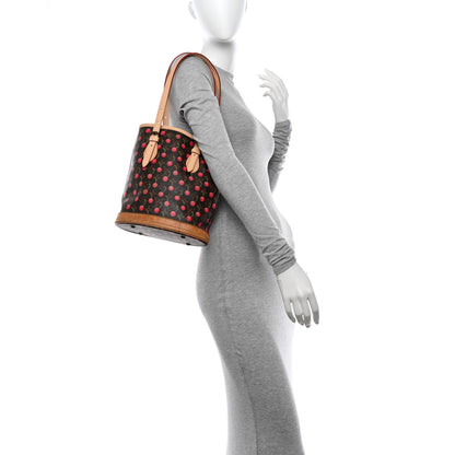 Louis Vuitton Monogram Cerises Bucket Bag 2 of 17