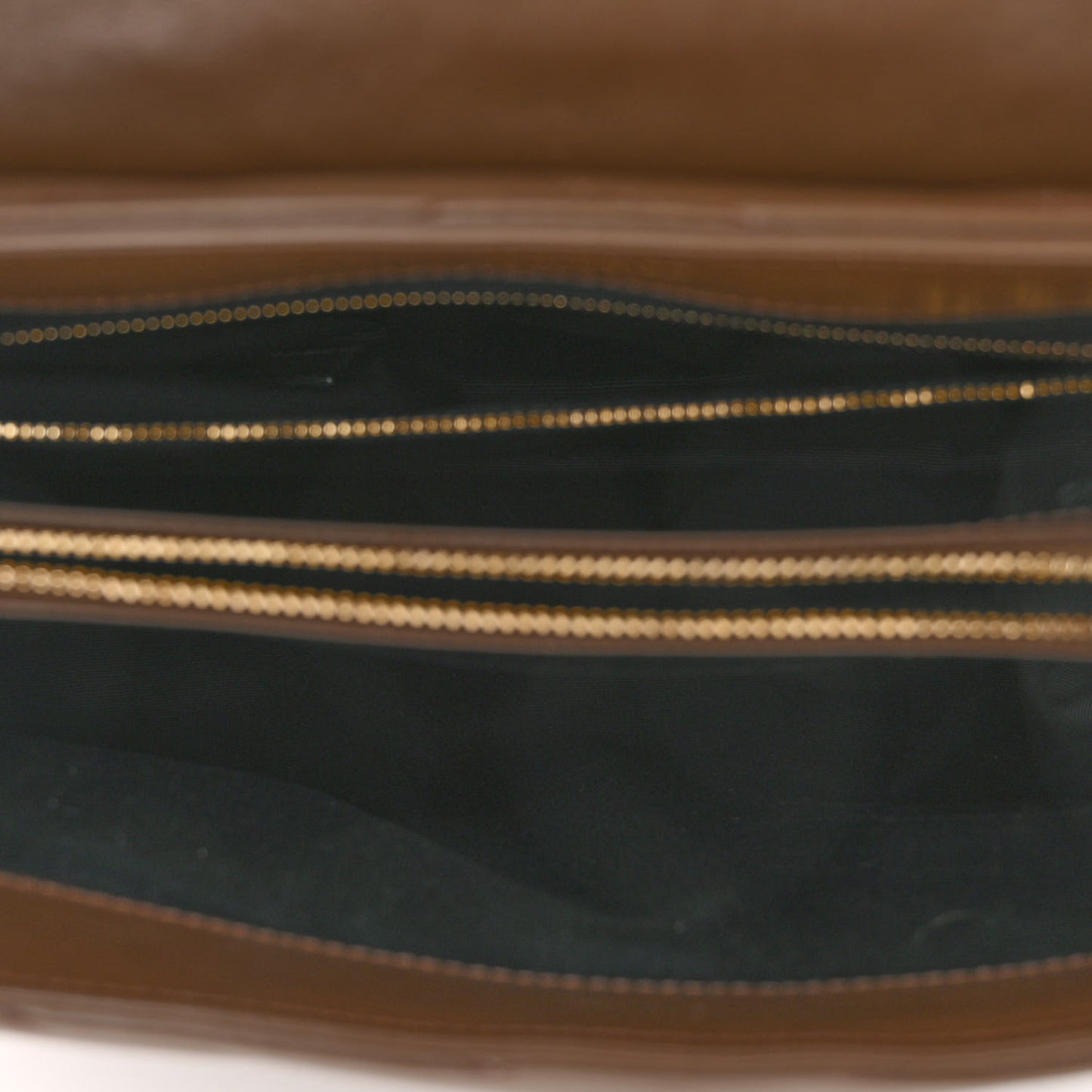 Calfskin Y Quilted Monogram Medium Loulou Chain Satchel Soil Brown