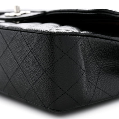 Chanel Caviar Quilted Medium Double Flap Black 10 of 11