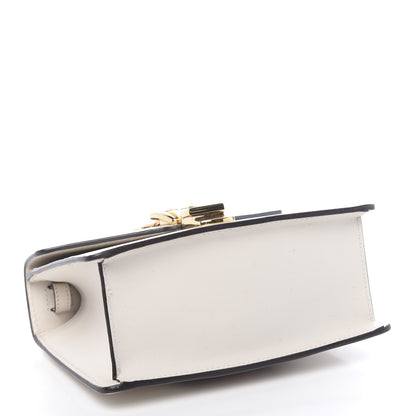 Gucci Calfskin Mini Sylvie Top Handle Bag White 5 of 13