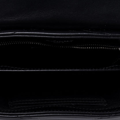 Saint Laurent Calfskin Y Quilted Monogram Toy Loulou Crossbody Bag Black 5 of 13