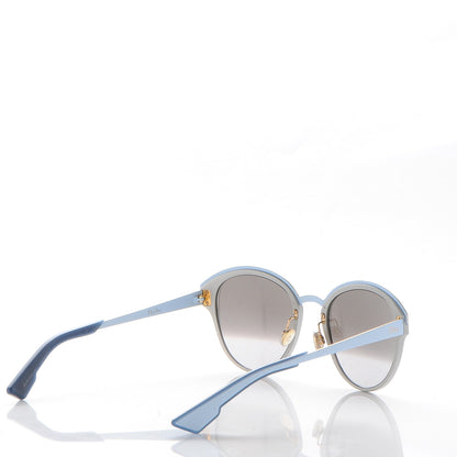 Christian Dior Sun Mirrored Round Sunglasses Blue 4 of 10