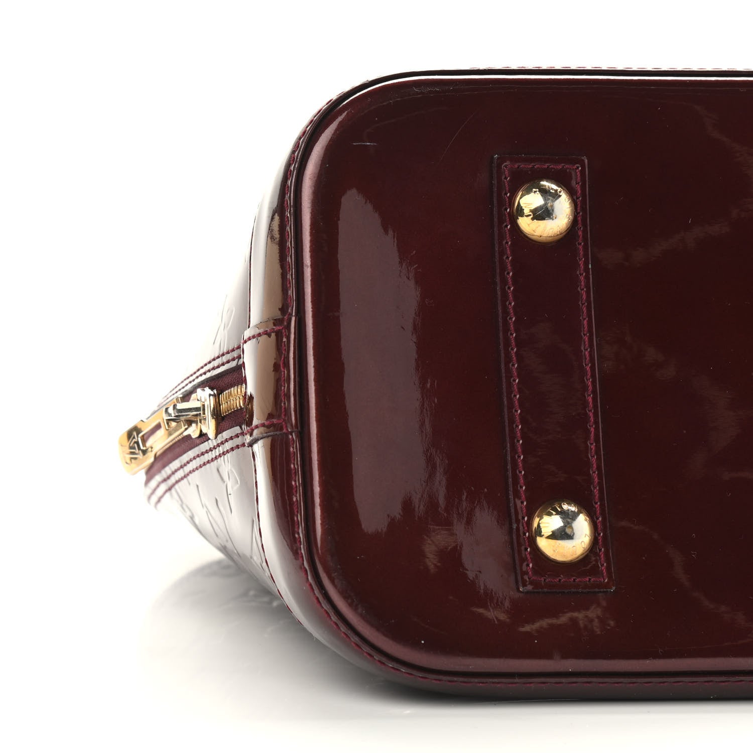 Louis Vuitton Vernis Alma PM Rouge Fauviste 9 of 10