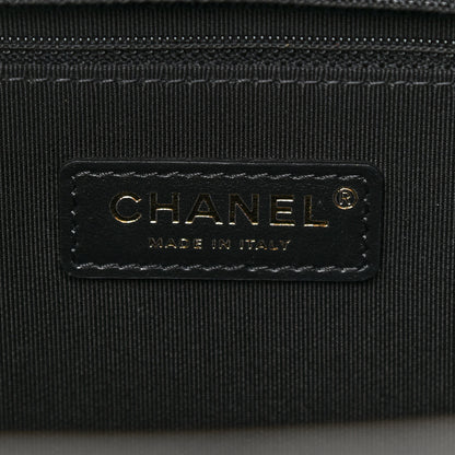 Chanel Aged Calfskin Small Charms Deauville Tote Black 6 of 10