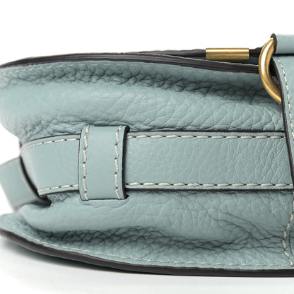 Chloe Calfskin Marcie Round Crossbody Bag Faded Blue 5 of 8