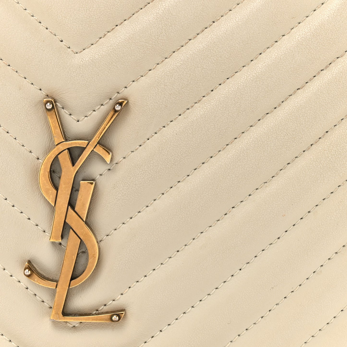 Calfskin Matelasse Monogram Lou Camera Bag Crema Soft
