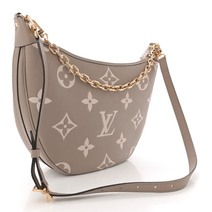 Louis Vuitton Empreinte Monogram Giant Loop Hobo Dove Gray Cream 4 of 11