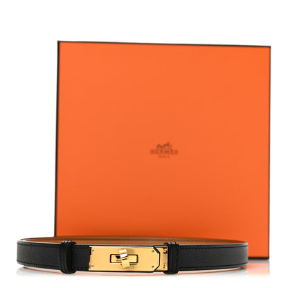 Hermes Epsom Kelly Belt Black 4 of 4