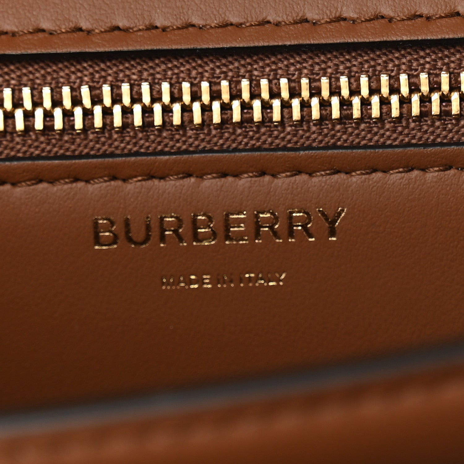 Burberry Canvas Calfskin Small TB Bag Natural 7 of 11