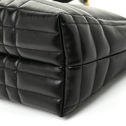 Burberry Calfskin Quilted Small Lola Zip Black 9 of 10