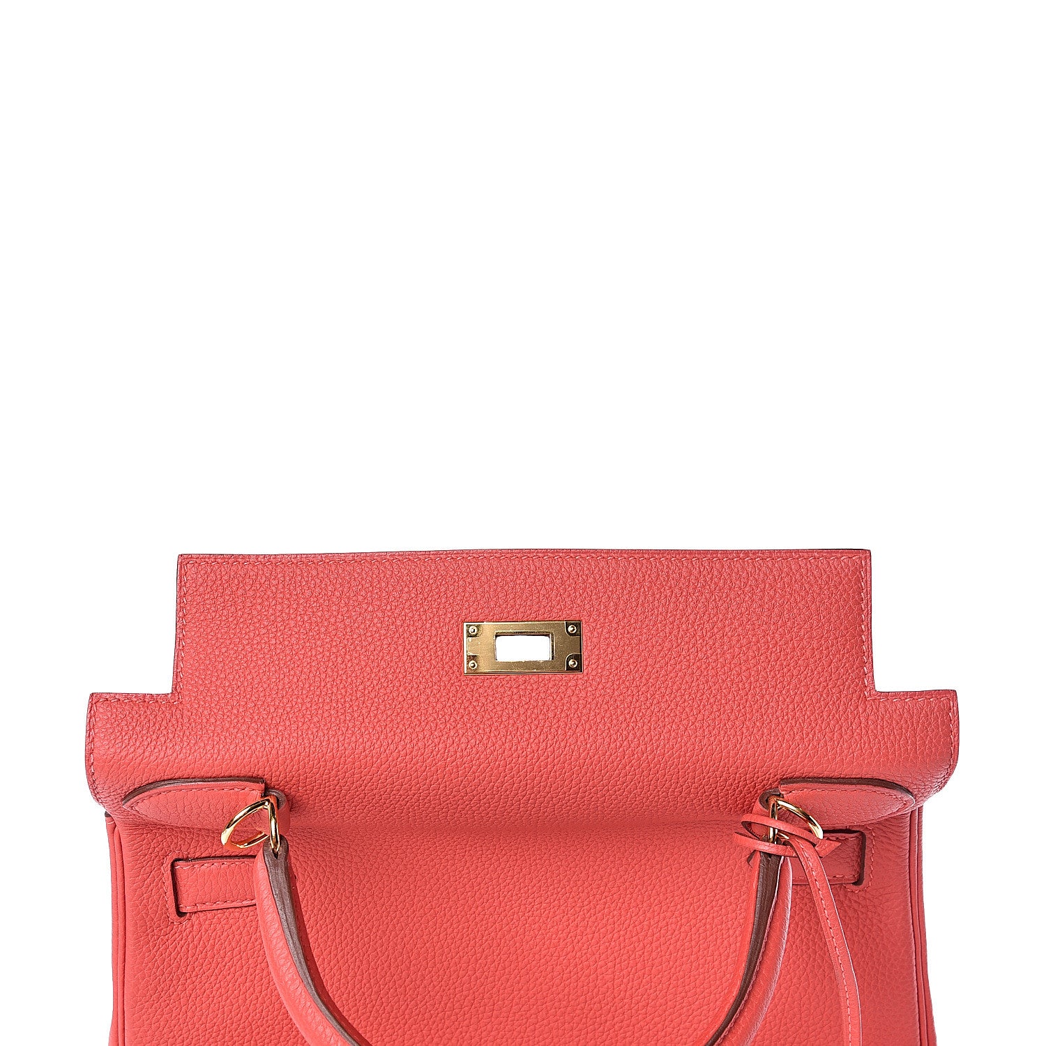 Hermes Togo Kelly Retourne 28 Rouge Pivoine 11 of 35